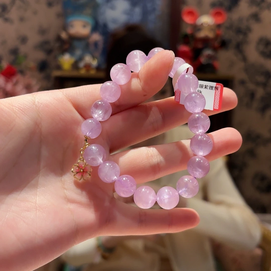 锂辉石手串未镶嵌