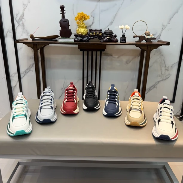 2025秋季新款时尚男鞋舒适百搭休闲运动鞋痞帅潮流男士帅气潮男鞋