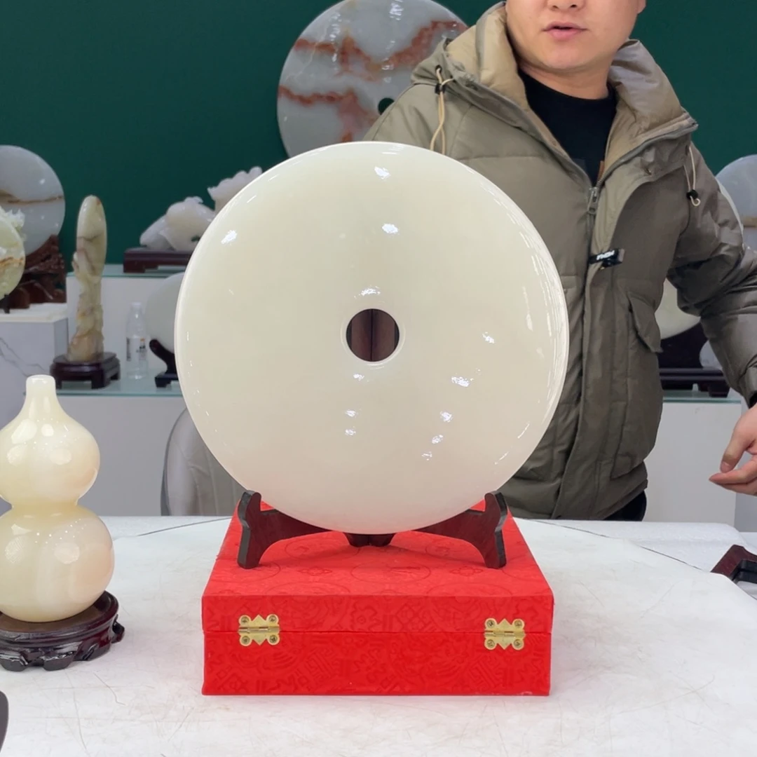 砖雕26 cm平安扣精美摆件