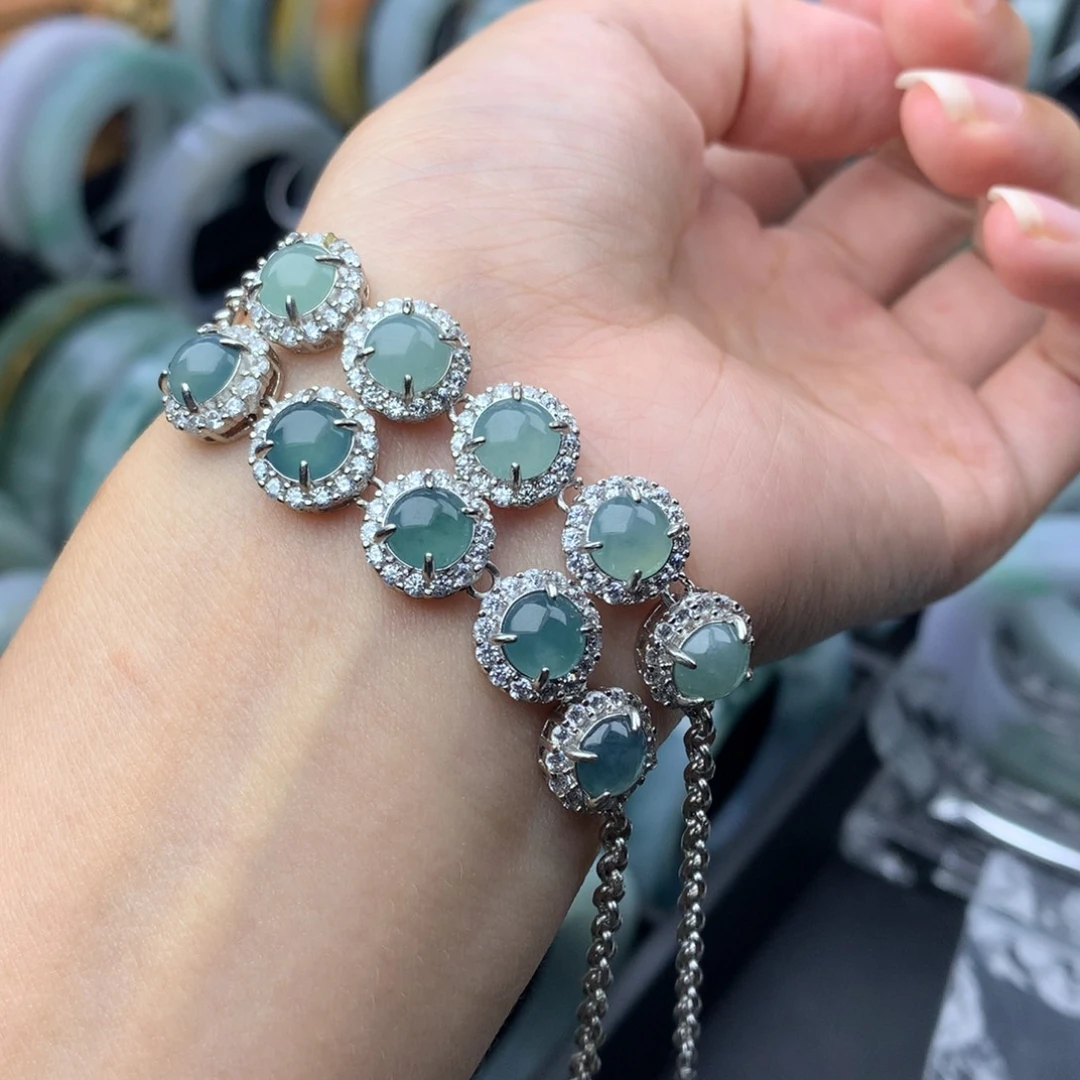 未镶嵌手链翡翠多样性发一件