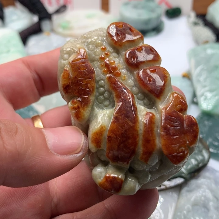 颈饰未镶嵌翡翠保真天然a货翡翠