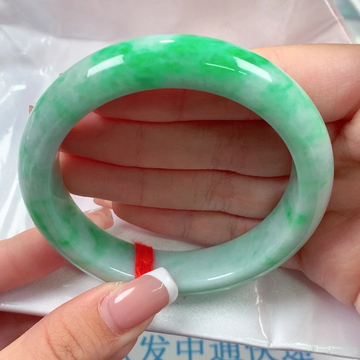 翡翠手镯未镶嵌啵*5657圈0126