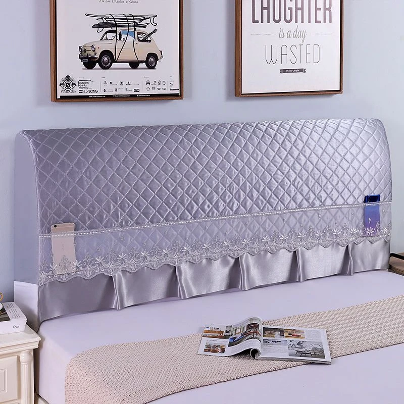 8克拉床头罩床头套卧室防尘罩简约现代夹棉加厚半包床头保护套罩