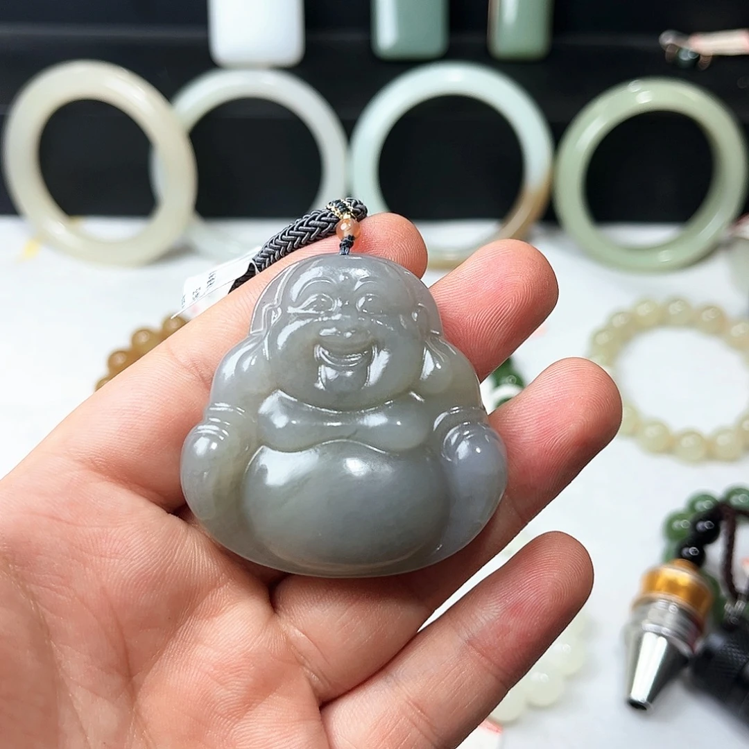 和田玉未镶嵌吊坠(赠链)43