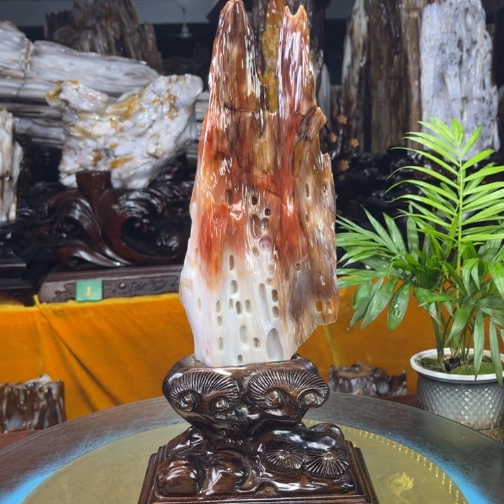 石材树化摆件家居饰品