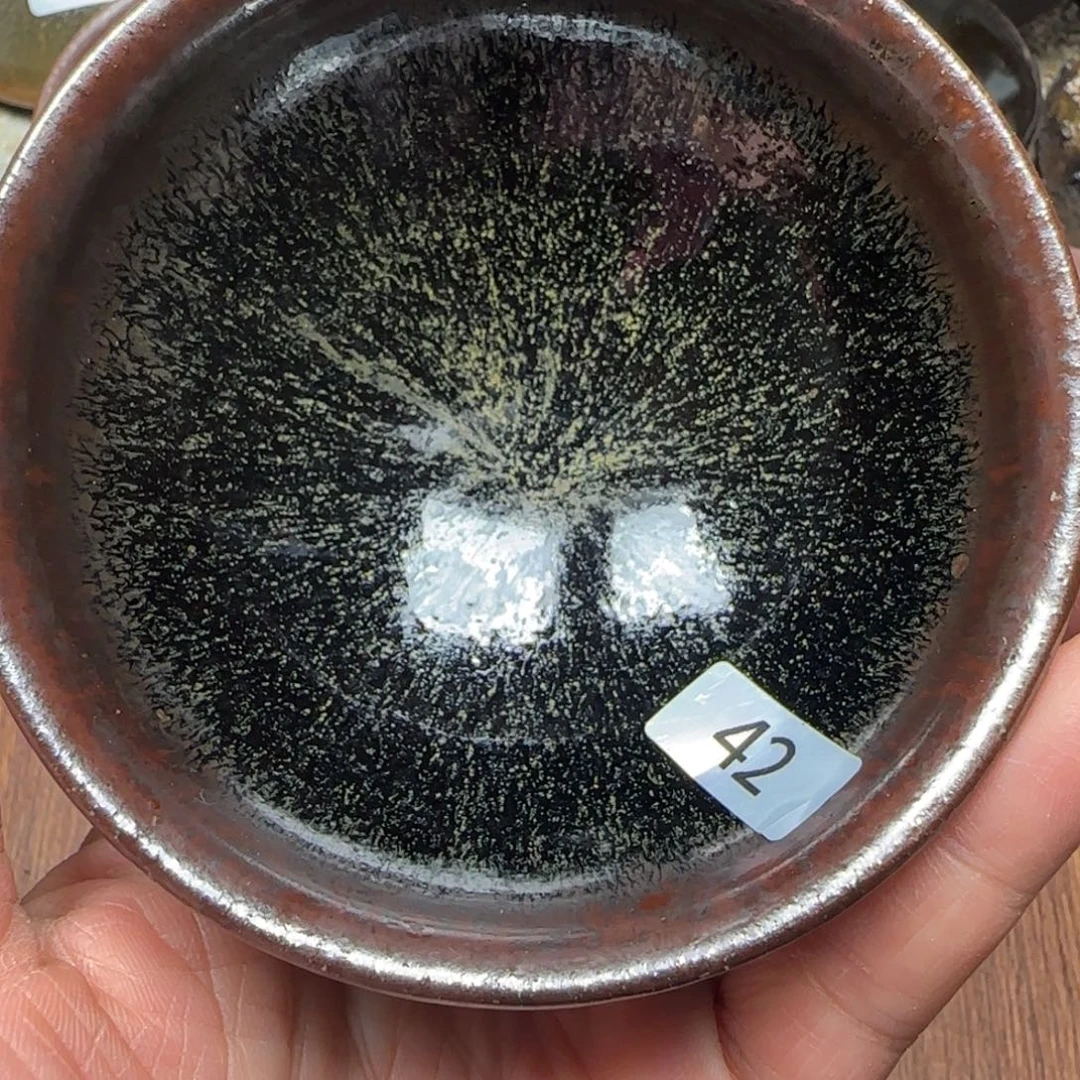 柴烧建盏茶盏茶杯42