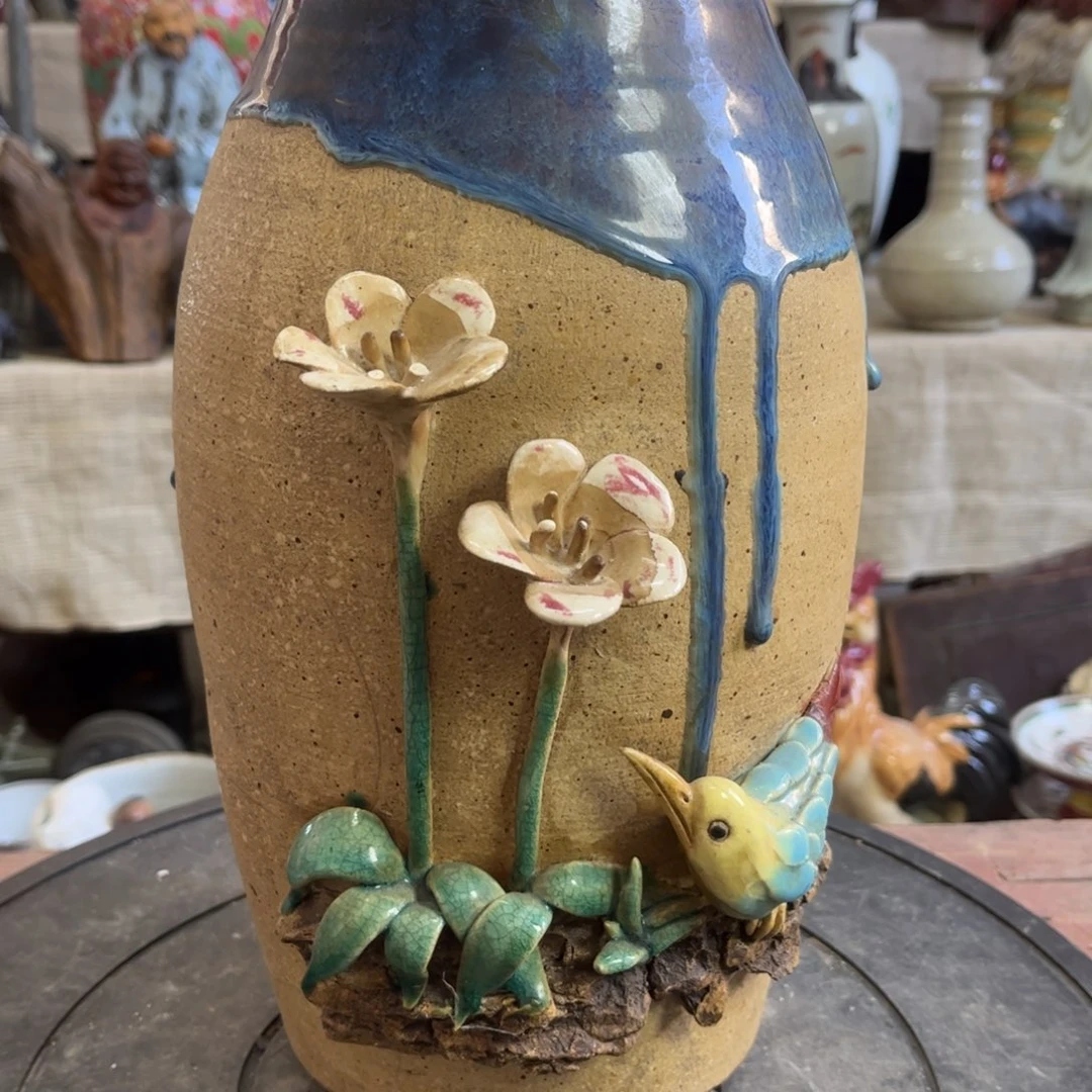 糊***嘉瓷片明玉家的老工品