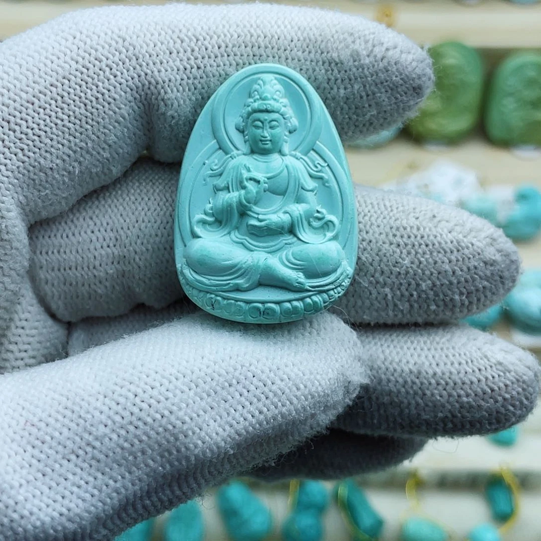 未镶嵌绿松石珠宝奇石