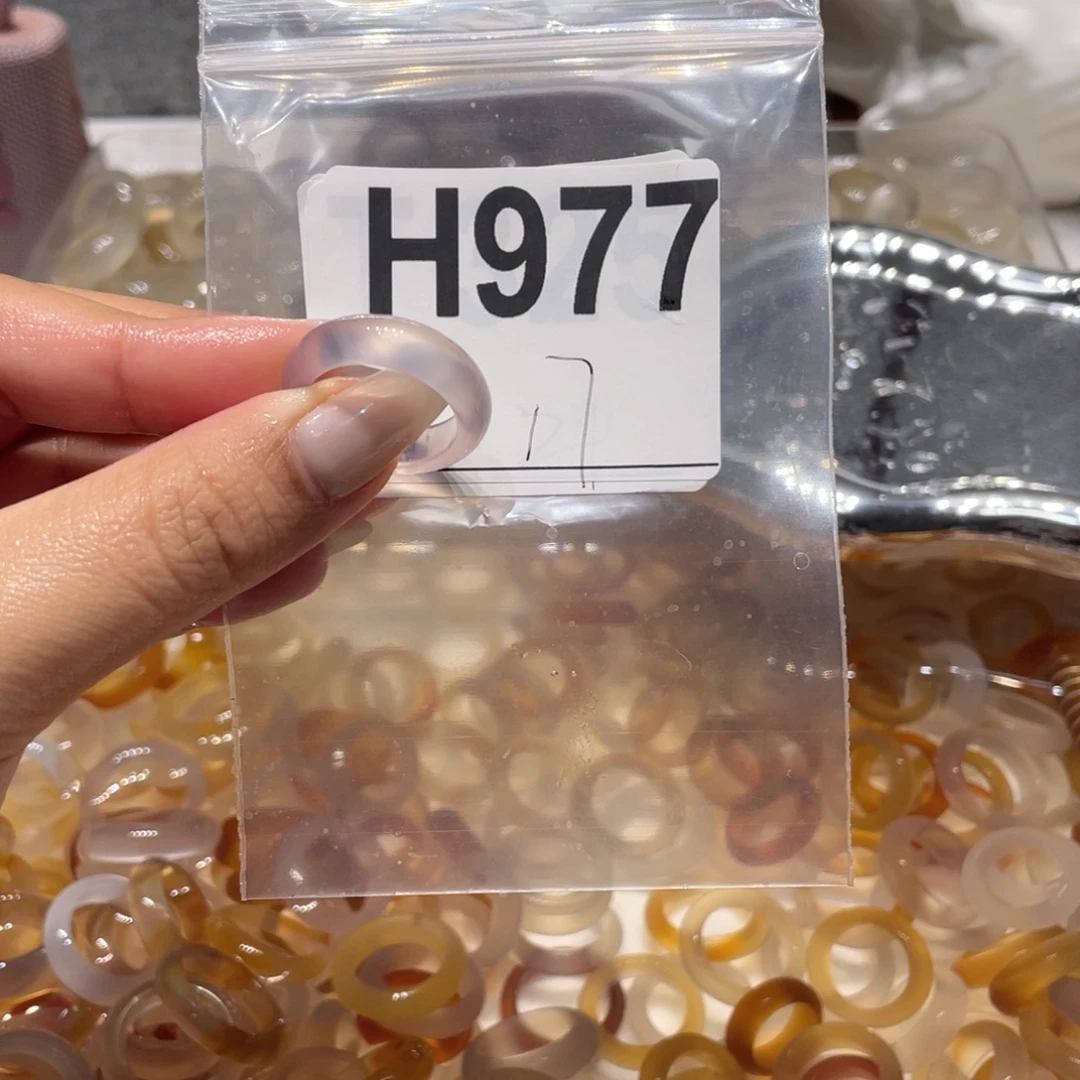 玛瑙/玉髓未镶嵌戒指977