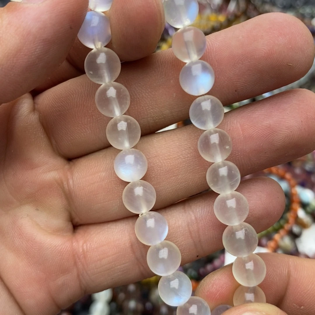 月光石手链未镶嵌手链