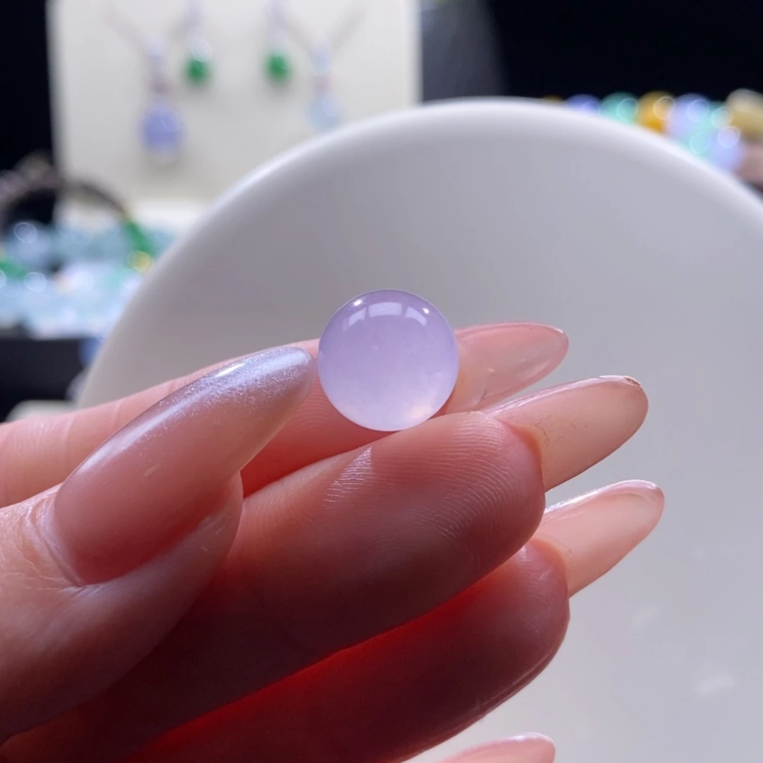 翡翠未镶嵌颈饰翡翠冰仙粉珠