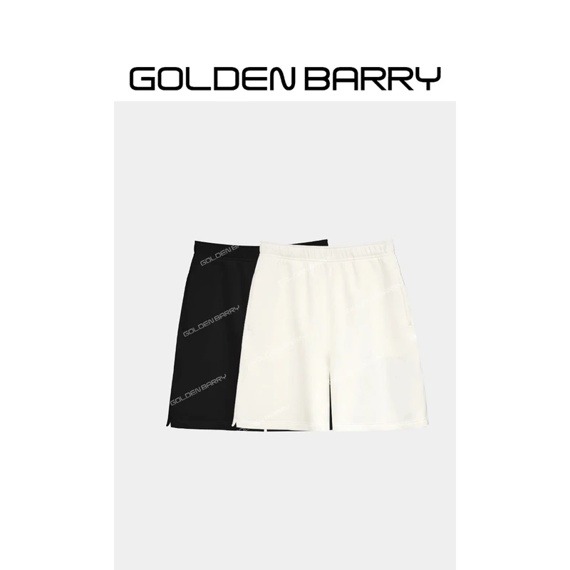 GOLDENBARRY|561084百搭舒适云感空气层休闲短裤夏季简约休闲裤