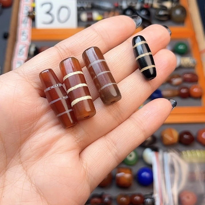 玛瑙/玉髓珠宝半成品未镶嵌1*7