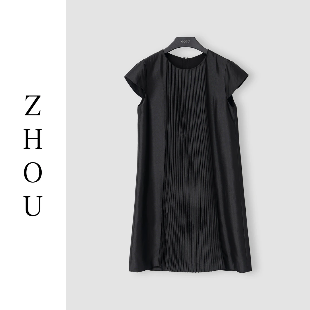 （周哥甄选）黑色连衣裙-23132