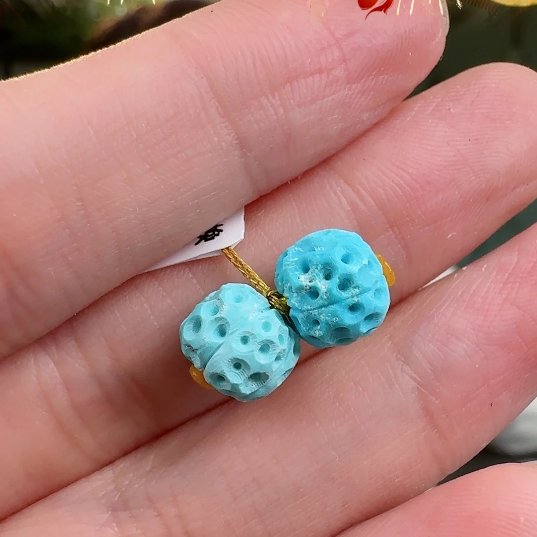 绿松石珠宝奇石未镶嵌