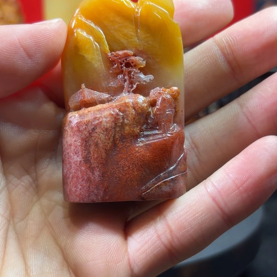 印石寿山石鲎箕石
