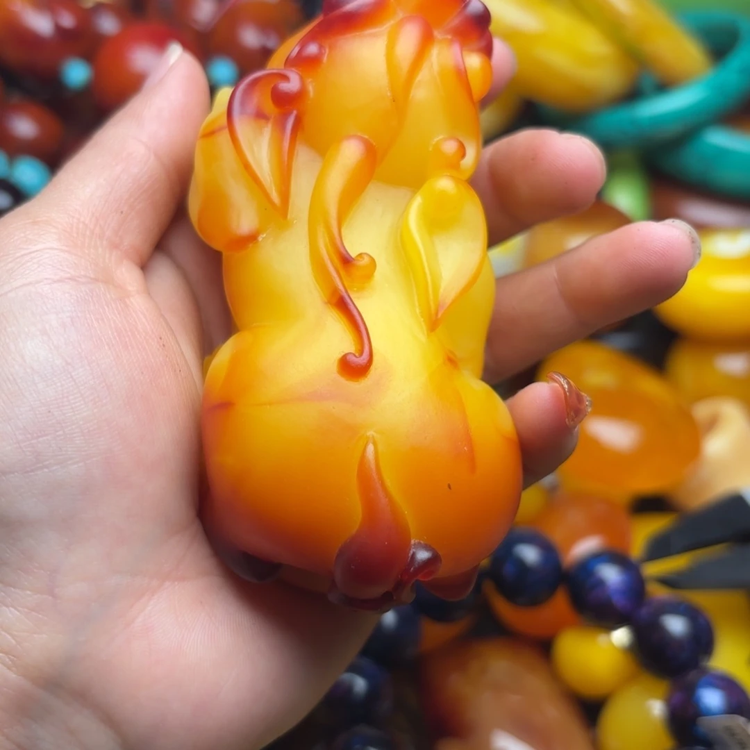 未镶嵌琥珀手链蜜蜡