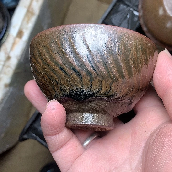 福建建阳建窑建盏知***足