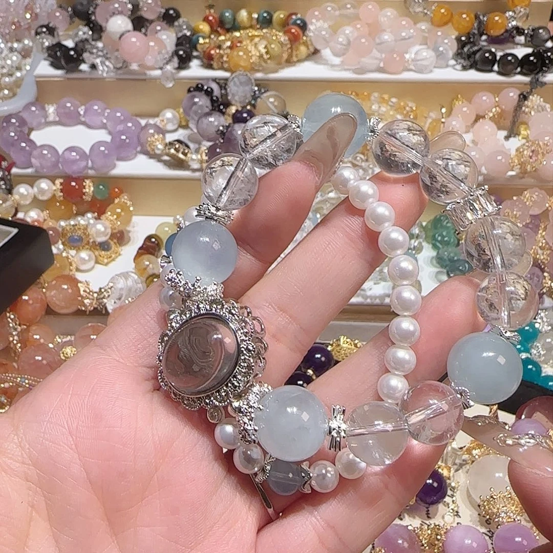 水晶手链未镶嵌把