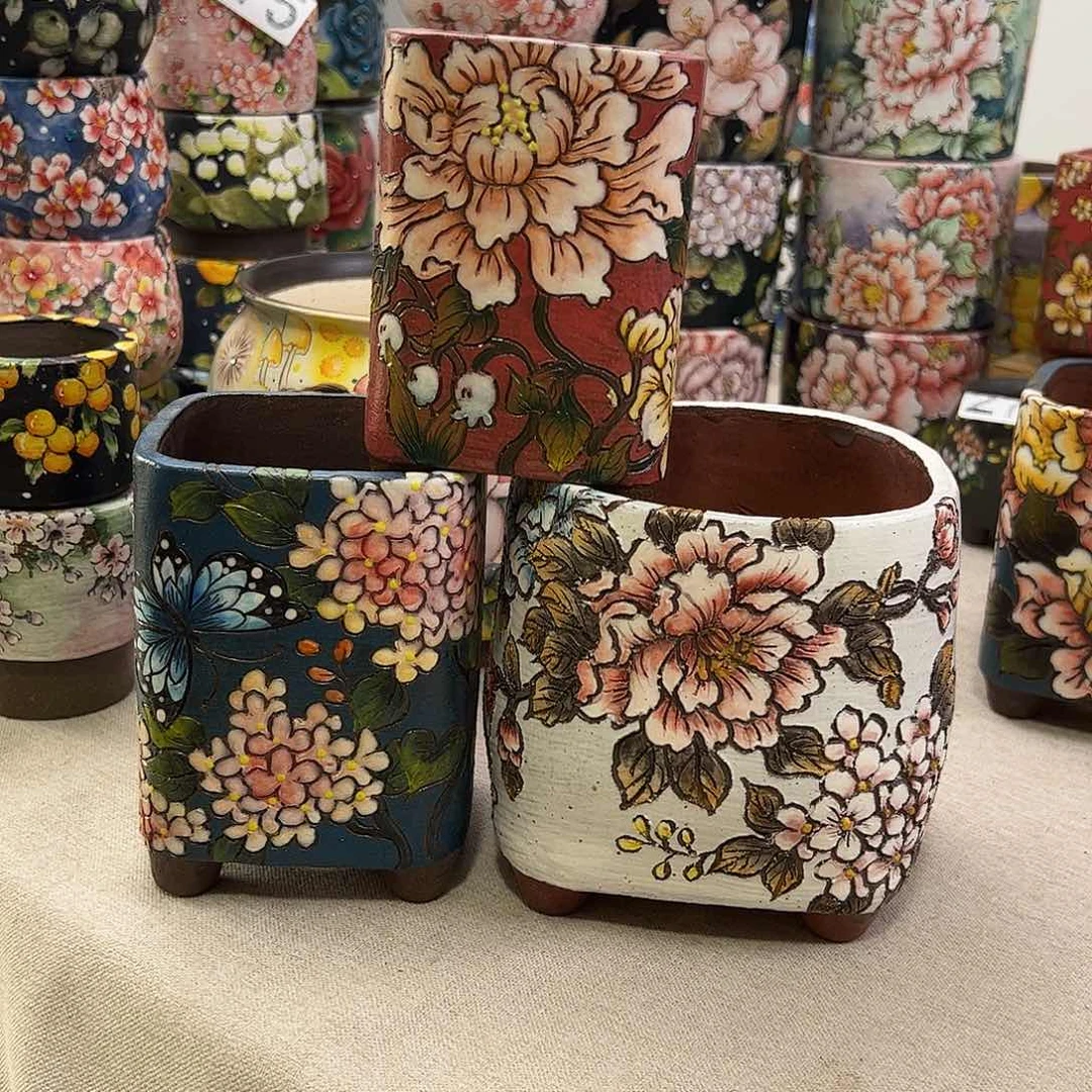 景德镇陶瓷花盆熙****阳景德镇陶瓷花盆