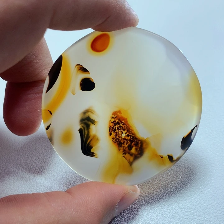 玛瑙/玉髓颈饰未镶嵌海**彩