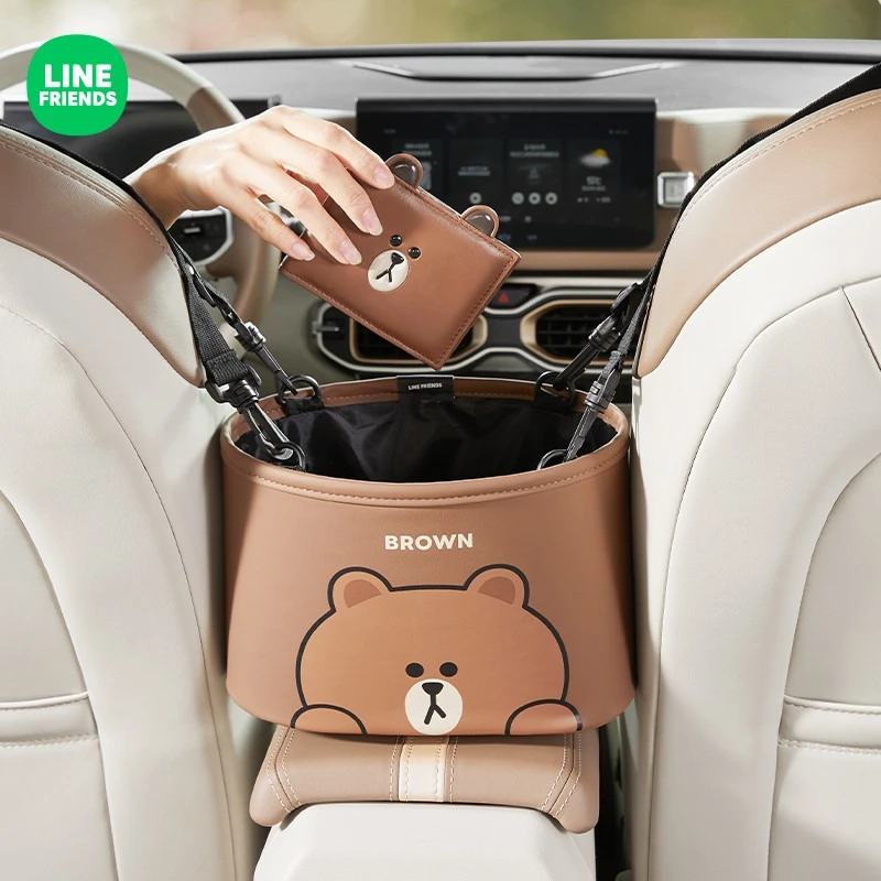 LF【汽车座椅收纳袋】后背副驾驶储物车载中控挂袋多功能隔离置物袋