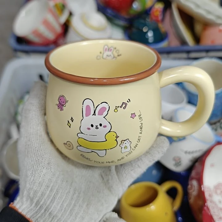 欧式陶瓷餐具杯碗盘微瑕介意慎拍