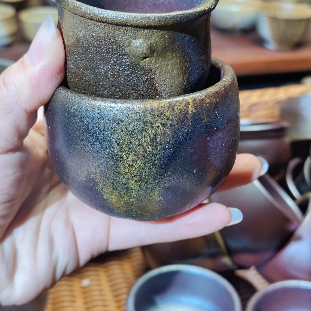 冷***?建水紫泥柴烧微瑕主人杯福利