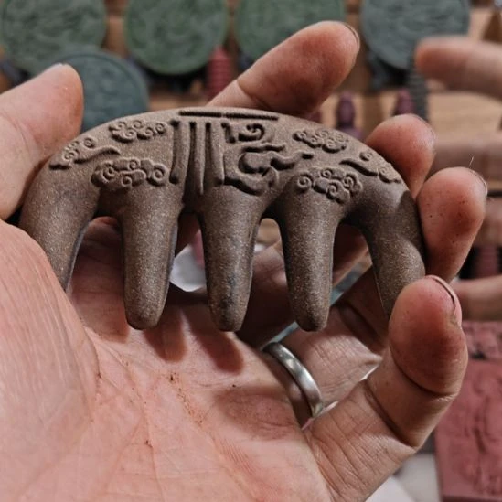 泥塑何首乌香方香梳福利价瑕疵款