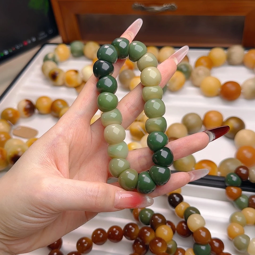 菩提根/象牙果手串憨*卡14蒜瓣大肠