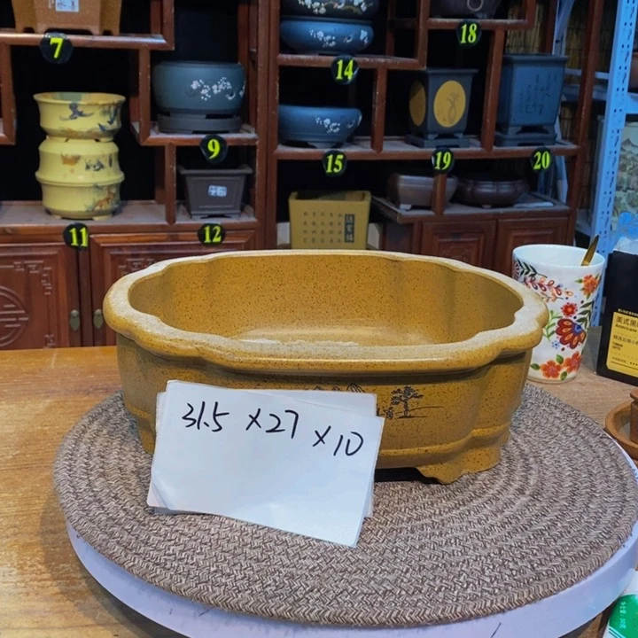 紫砂花盆紫砂紫砂