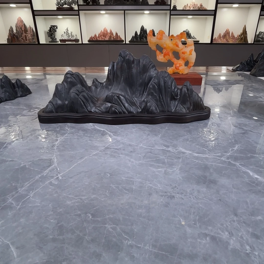 顺***顺石材灵璧石雕刻山峰