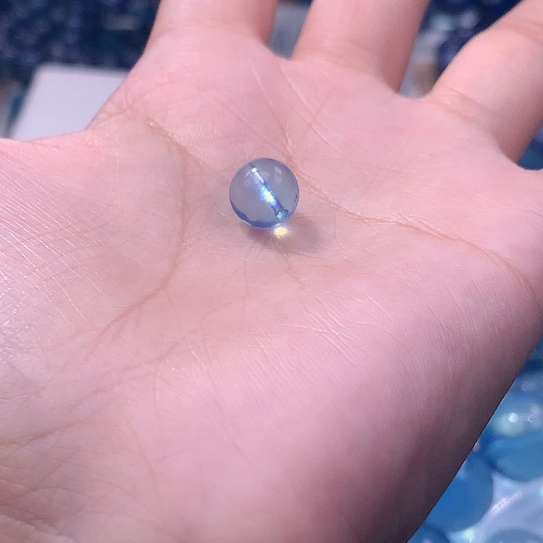 未镶嵌手串海蓝宝石8.6mm