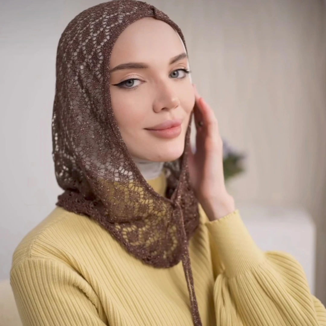 新款镂空女士拉法帽-轻盈飘逸可调节帽围夏季防晒时尚帽子针织