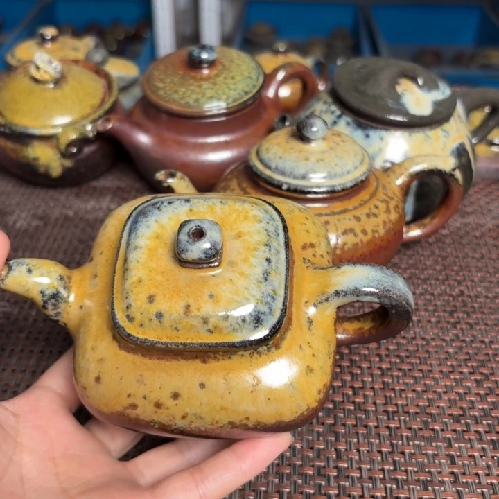 茶杯紫砂四方传炉220