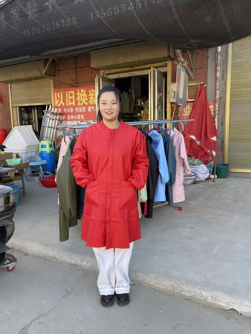 皮革长款罩衣防水防油耐磨劳保衣