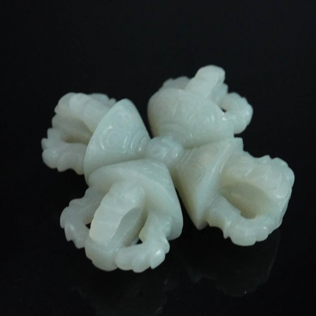 清代和田玉杵510606*古玉*传承