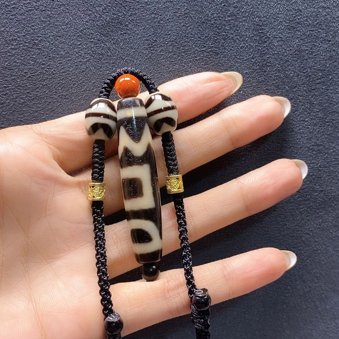 风***竹玛瑙/玉髓未镶嵌颈饰