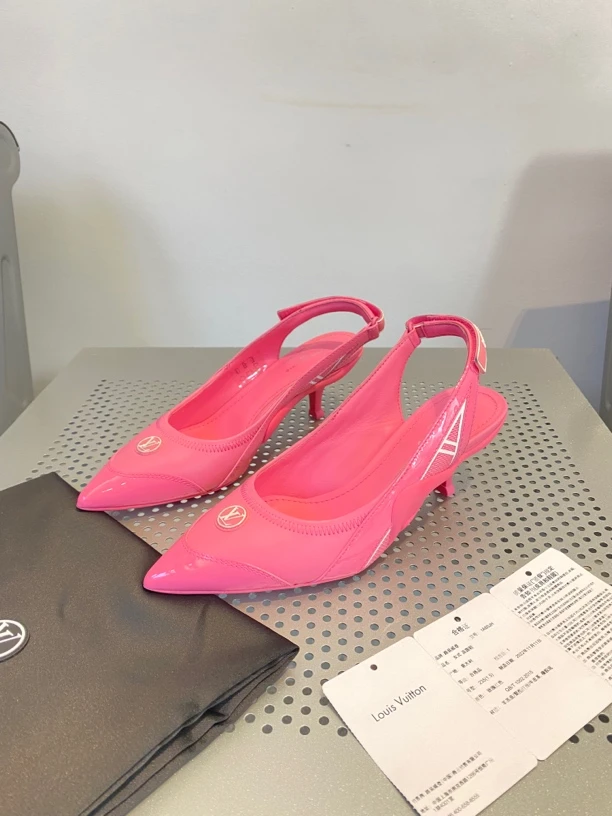 全新未使用 LouisVuitton/路易威登 粉色高跟鞋 37码 9183673