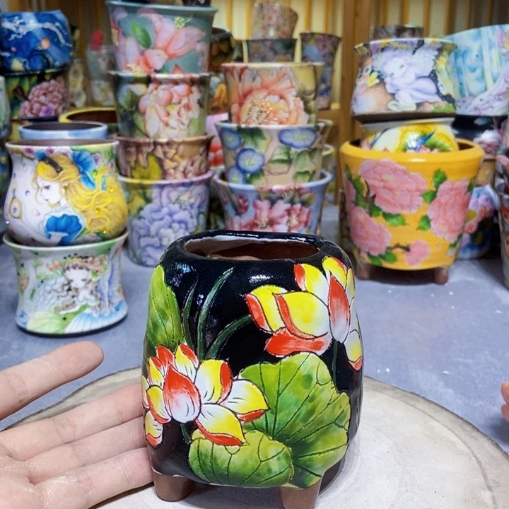景德镇艺术手绘作品