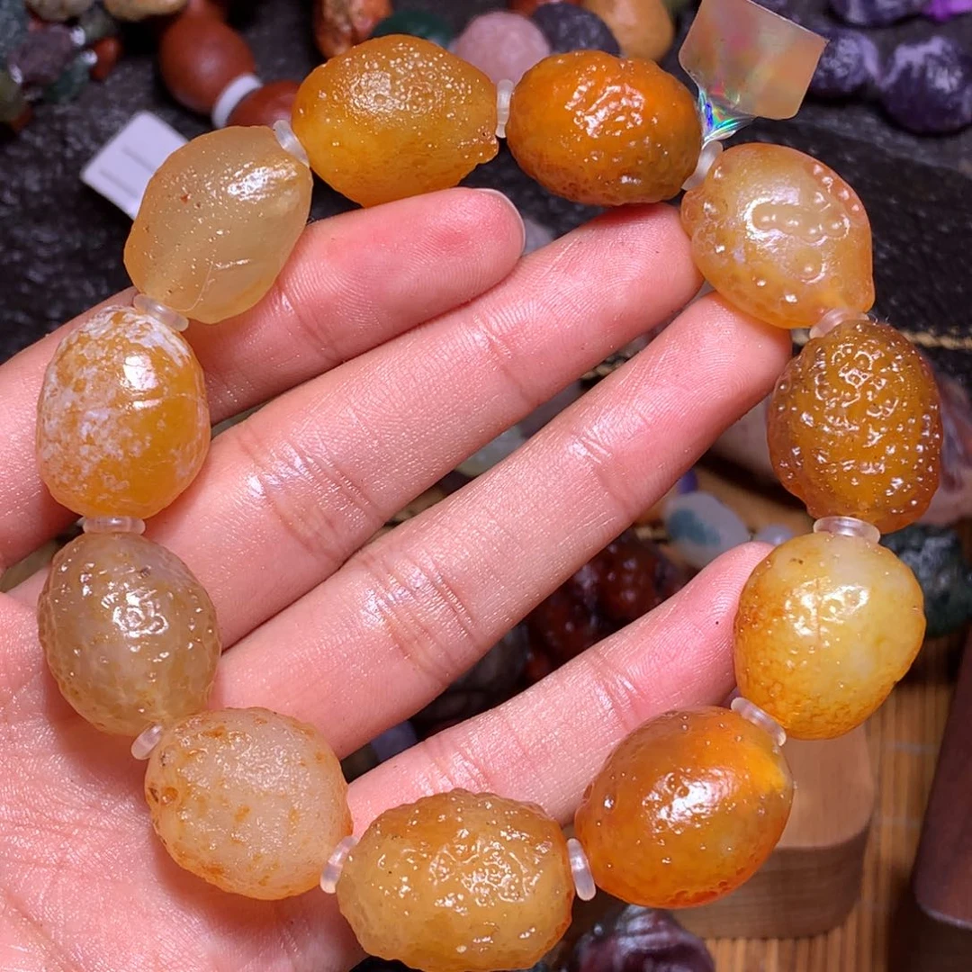 未镶嵌玛瑙/玉髓珠宝半成品