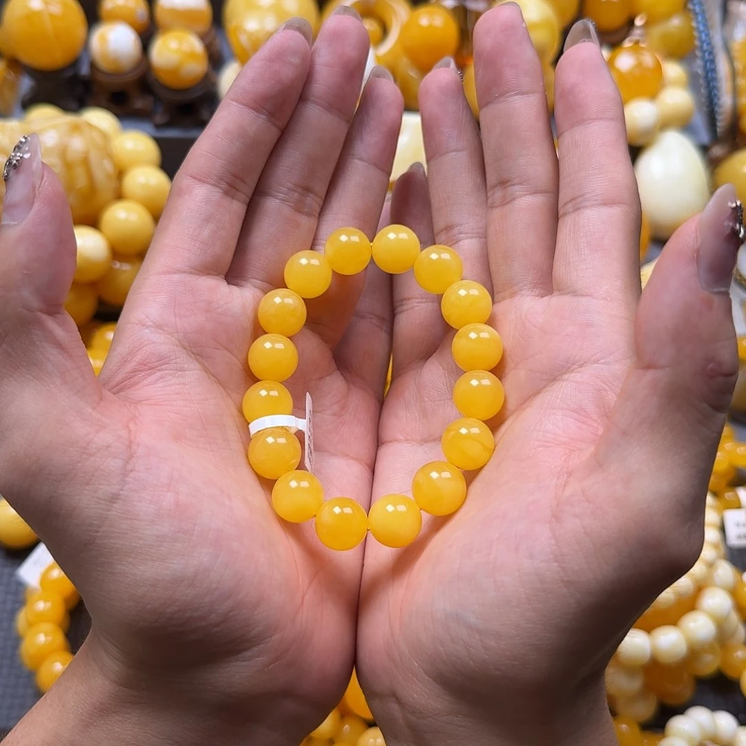 未镶嵌蜜蜡珠宝奇石12mm