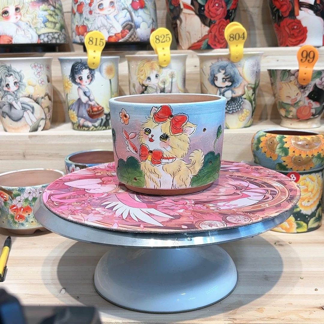 紫砂花盆手工花盆默认微瑕12.5/11微瑕