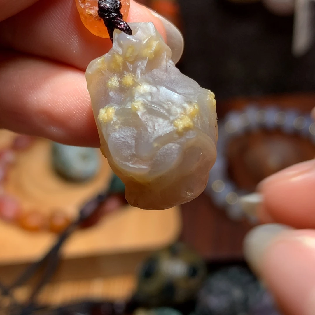 未镶嵌玛瑙/玉髓珠宝半成品