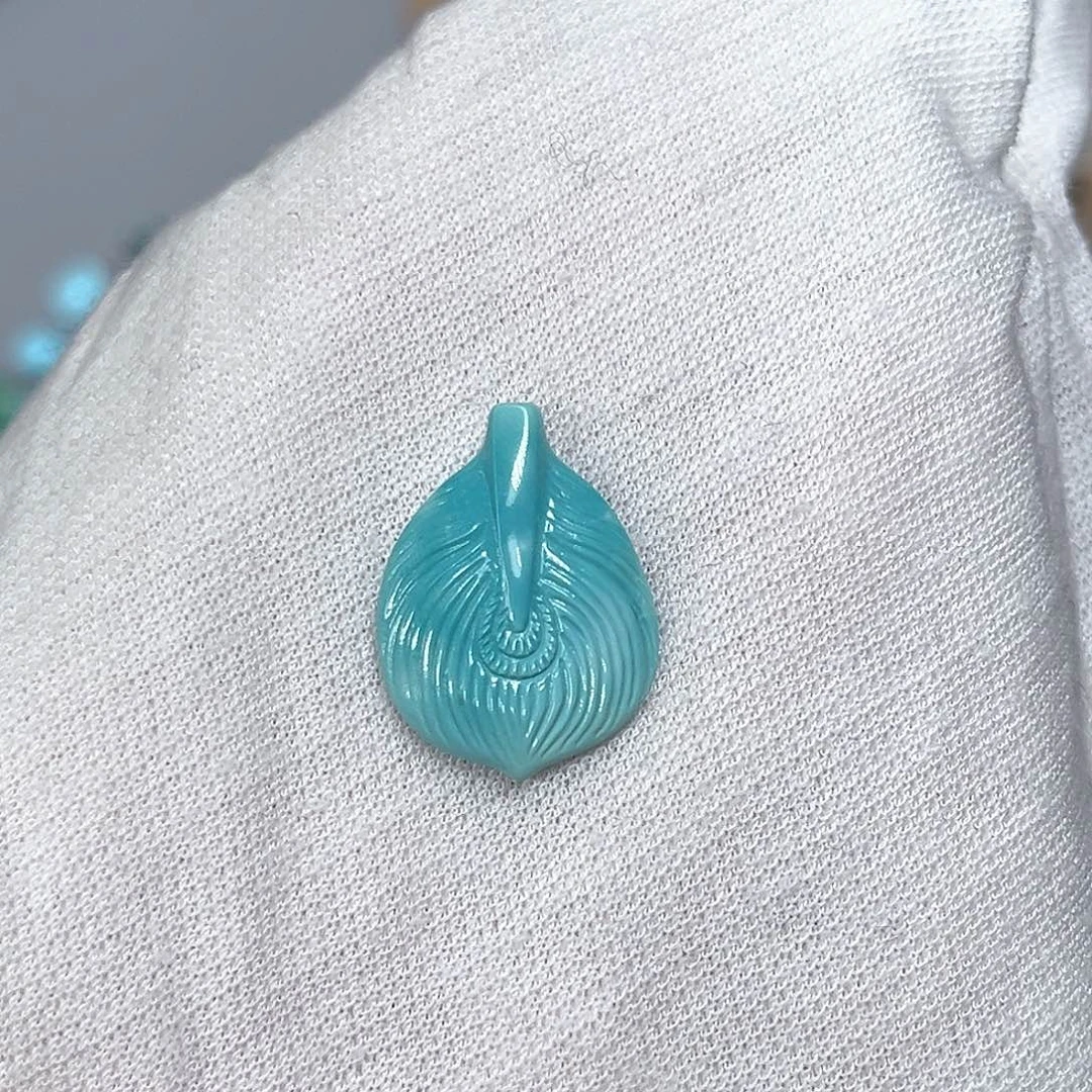 绿松石未镶嵌珠宝半成品