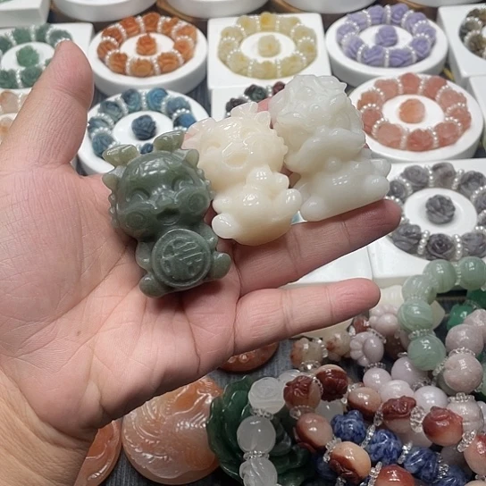 石英质玉（非洲翠）合金时尚简约精美大方