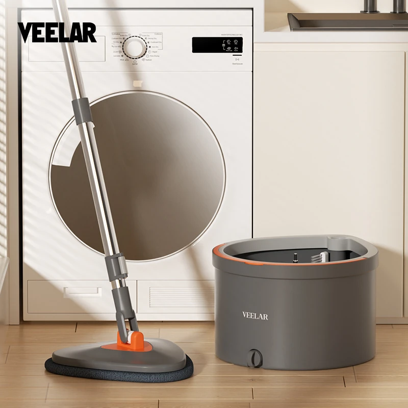 VEELAR拖把家用一拖净干湿两用懒人免手洗2025新款净污分离甩干