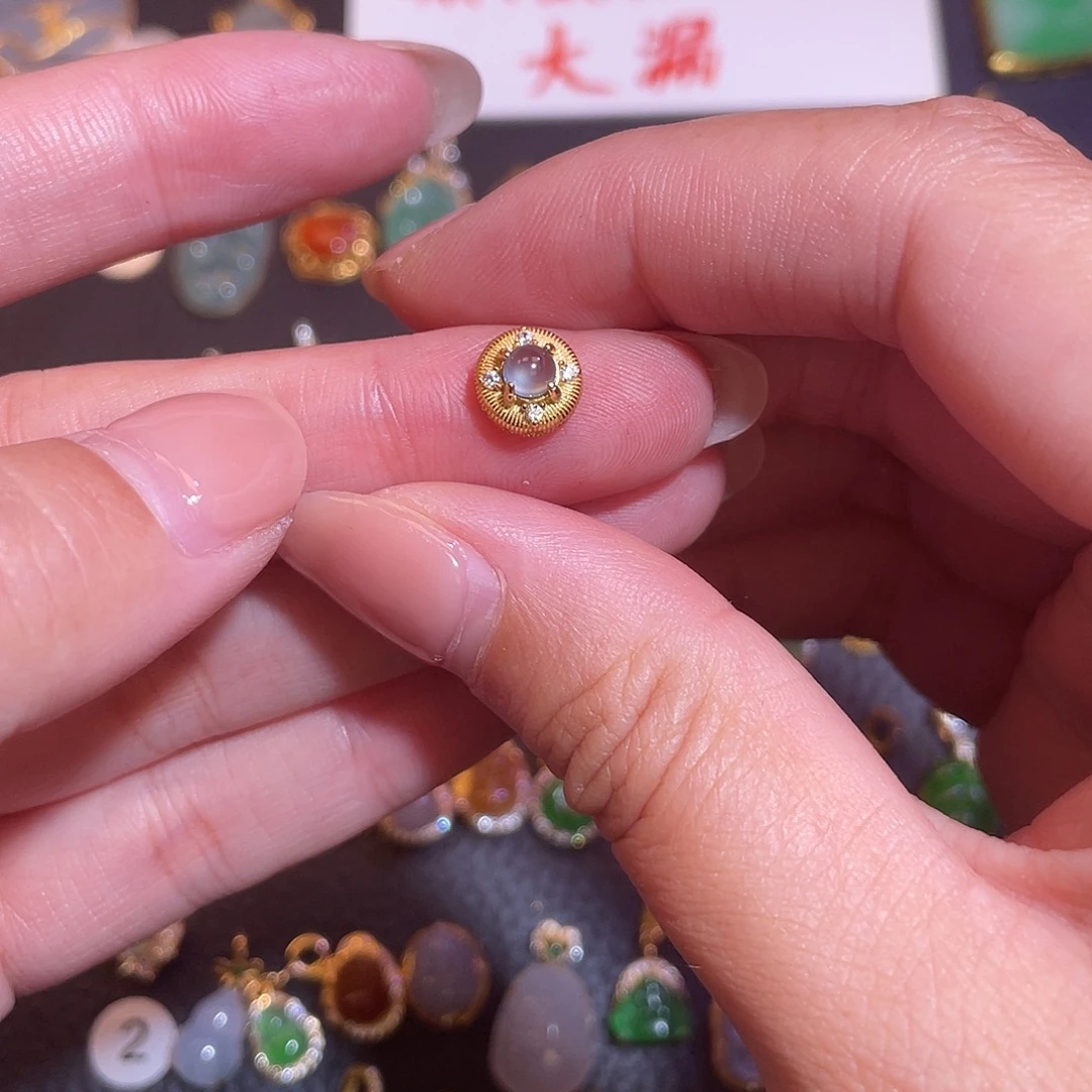 翡翠银S925镶嵌颈饰