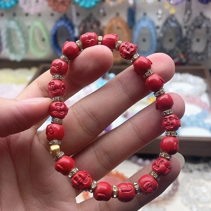 烟晶银S925镶嵌手链高含量帝王砂