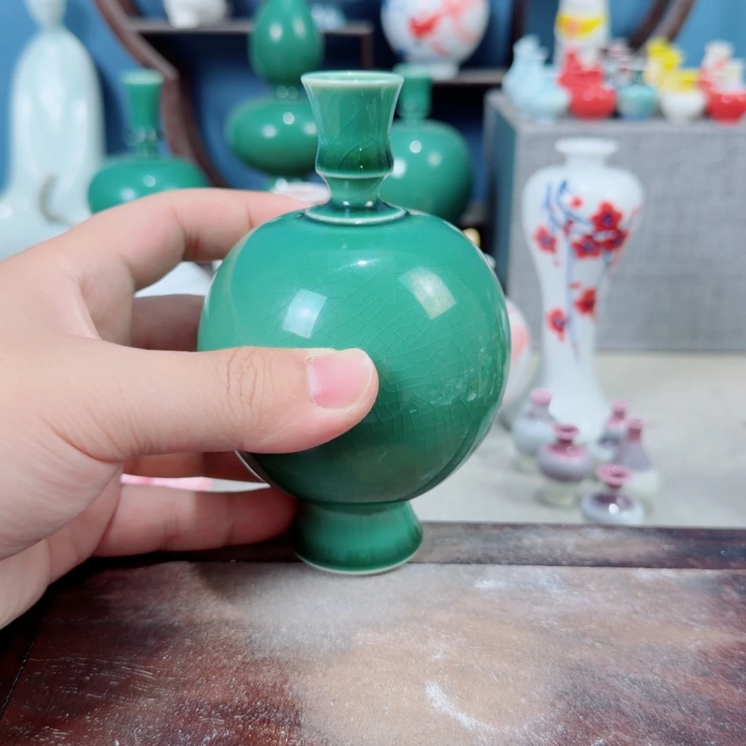 陶瓷手工小花器摆件